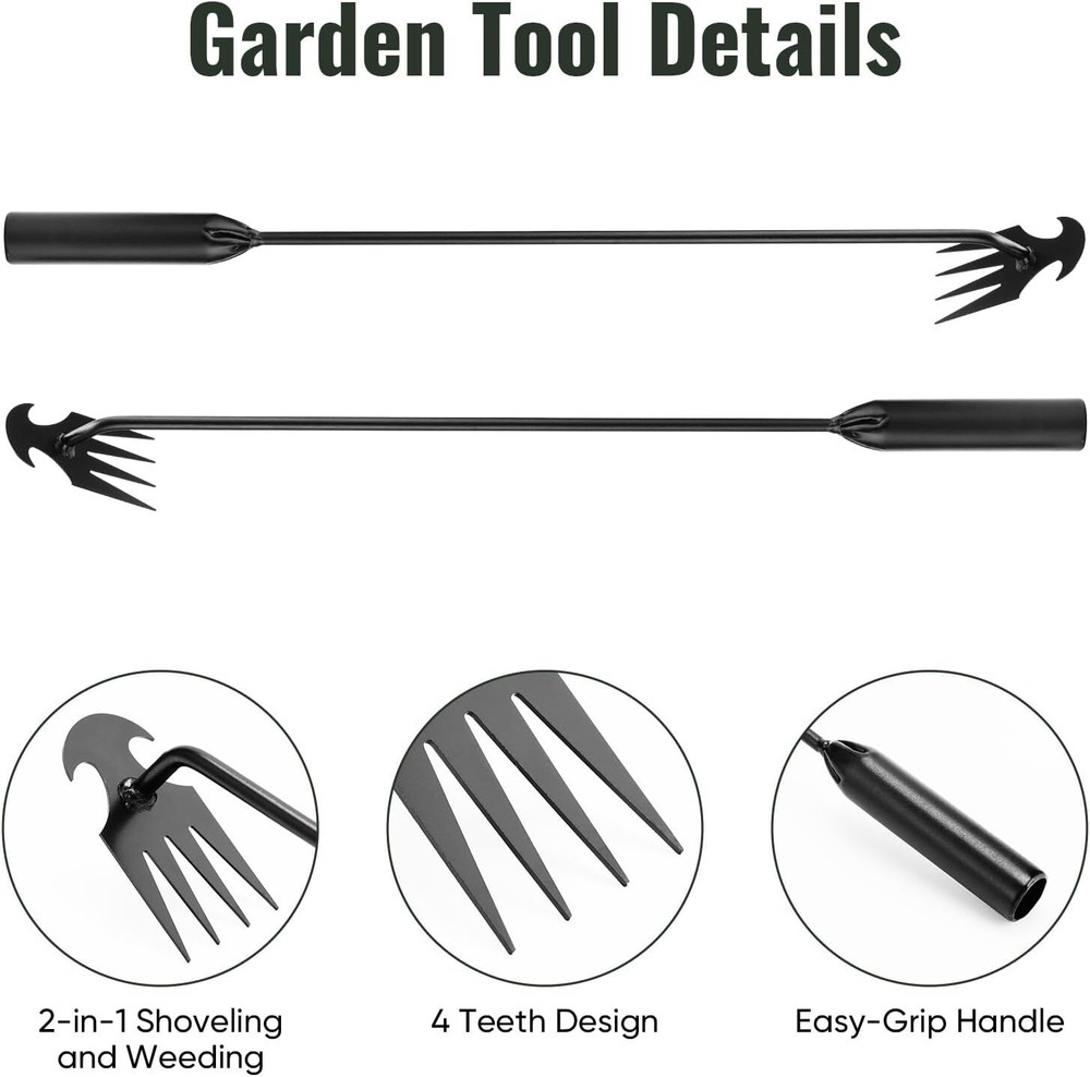 Weed Puller Tool Garden Weed Pulling Tool, Portable Garden Weeder Tool Uprooting