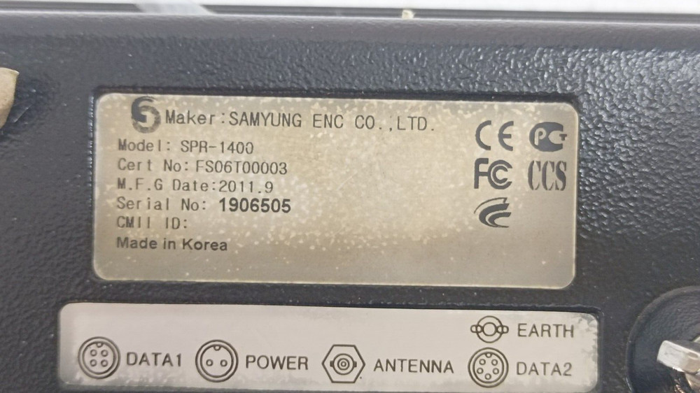 SAMYUNG GPS RECEIVER SPR-1400 DISPLAY UNIT - TESTED WORKING