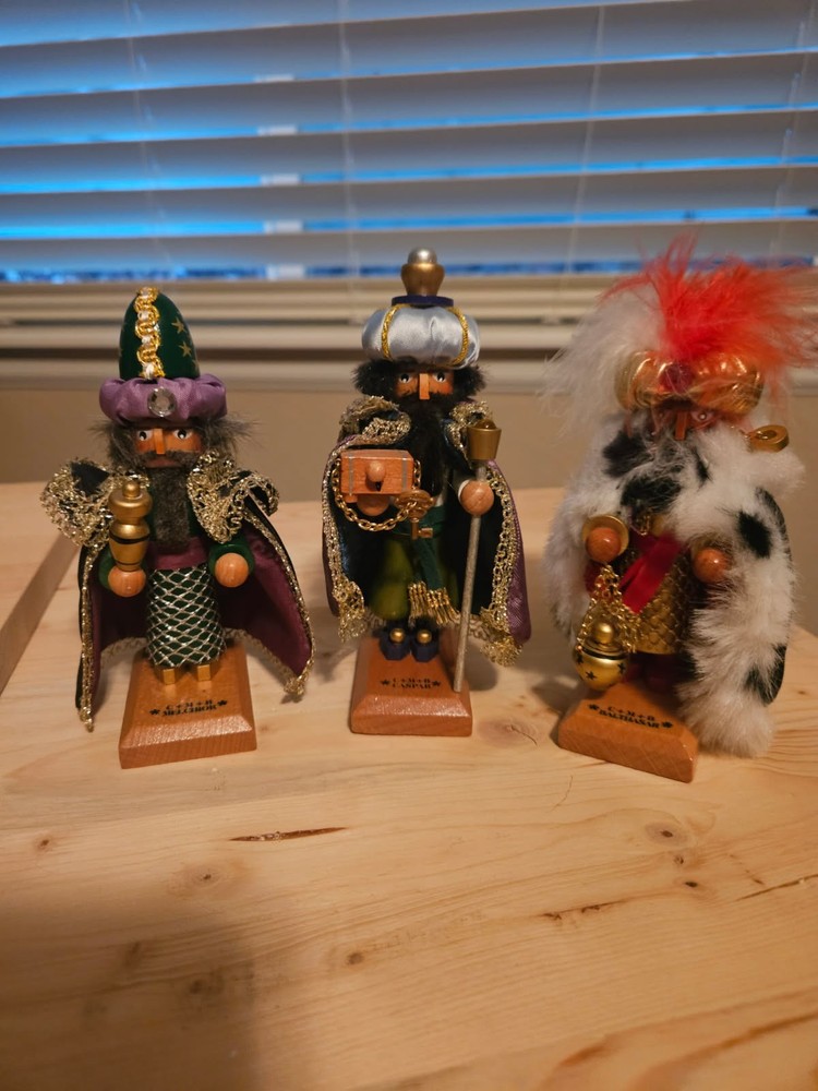 Three Wise Men Minature Nutcrackers