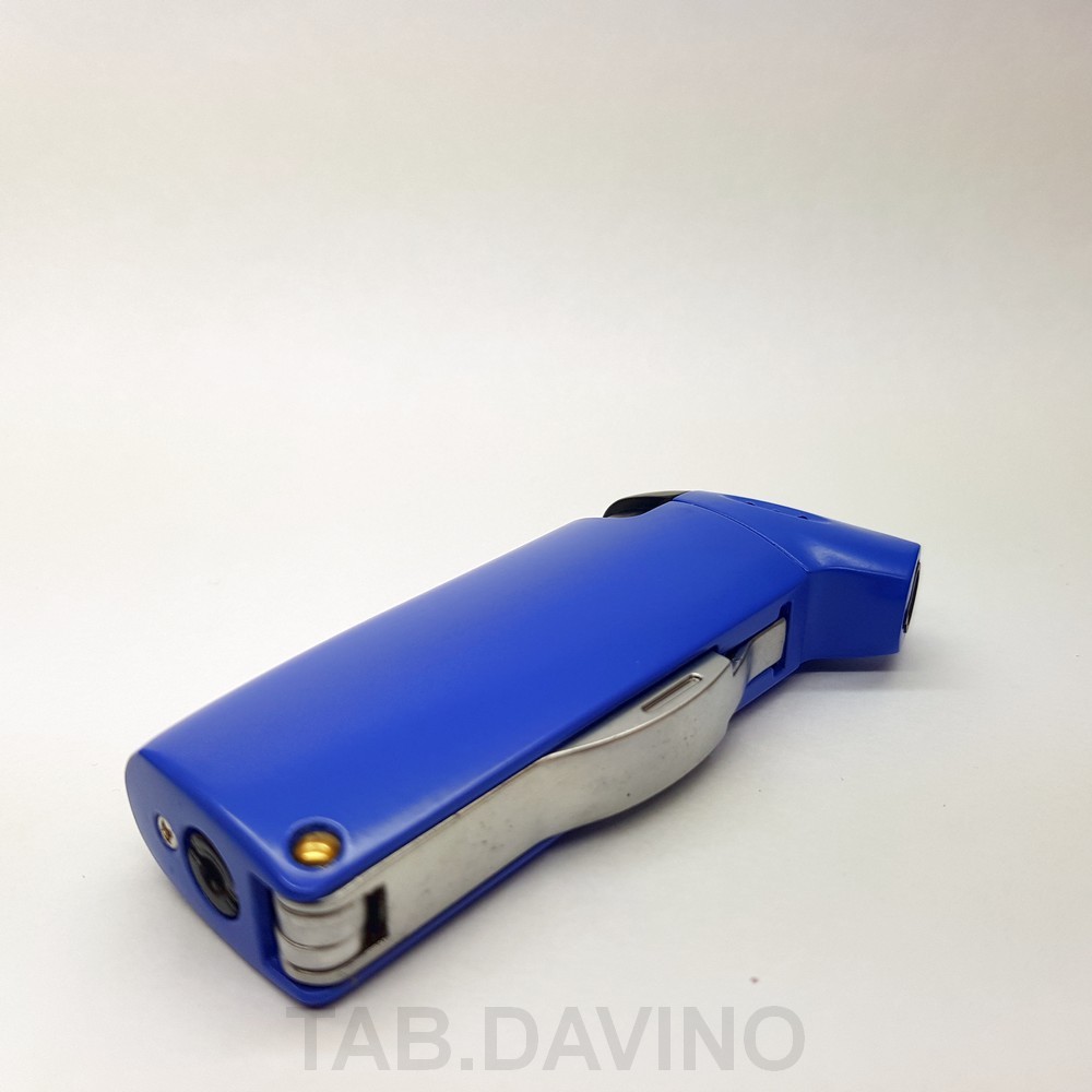 BREBBIA BLUE PIPE LIGHTER WITH CURAPIPE BOWL FLAME