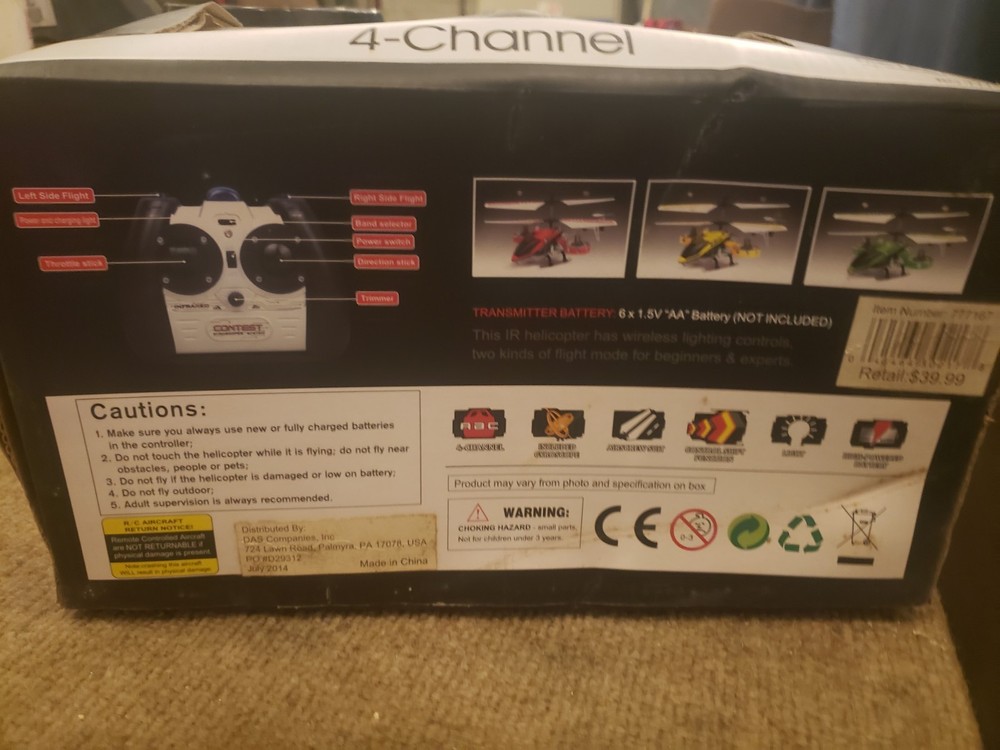 Toy Helicopter Remote Control