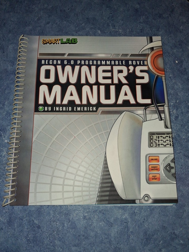 Smart Lab Recon 6.0 Programmable Rover Owners Manual Complete