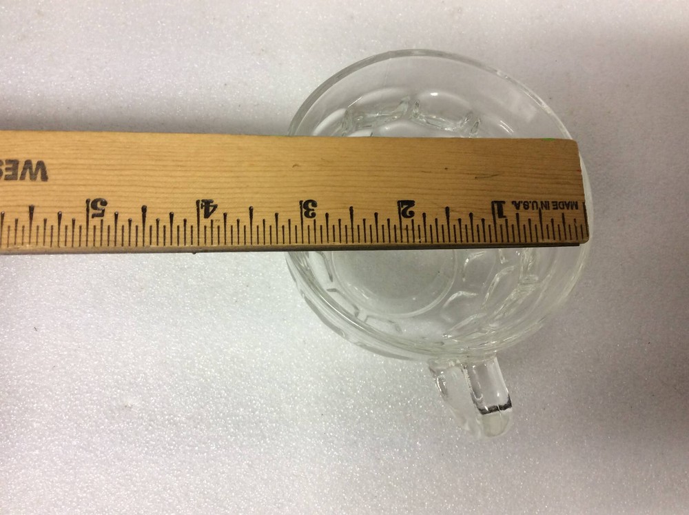 Set of 2 Punch Cup Straight Side Flat Handle