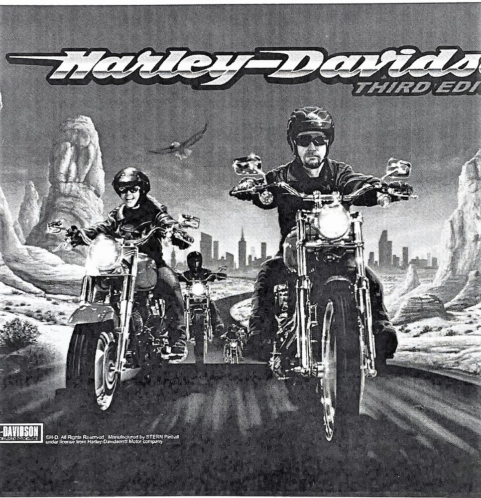Stern Harley Davidson 3rd Edition Pinball Machine Manual Schematics ORIGINAL