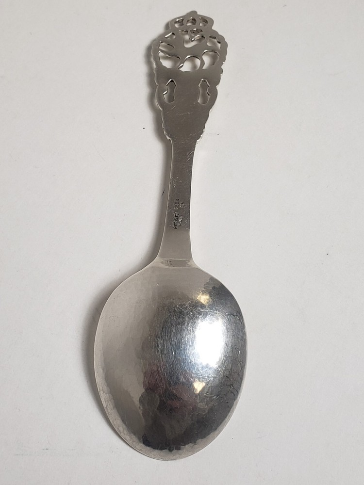Antique Norwegian NM 830S Silver 6-5/8" Spoon