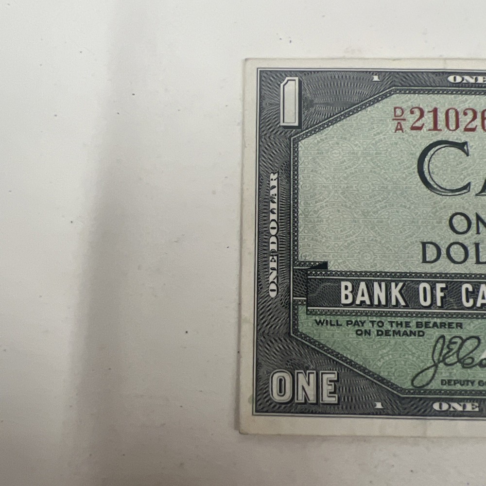 Bank Of Canada One Dollar 66a Devils Face 1954