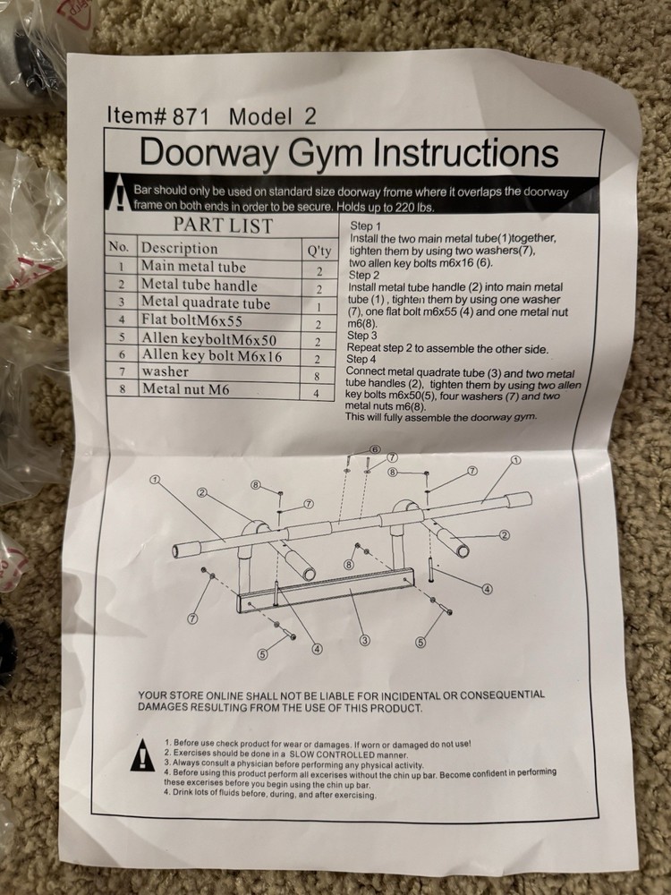 Doorway Gym