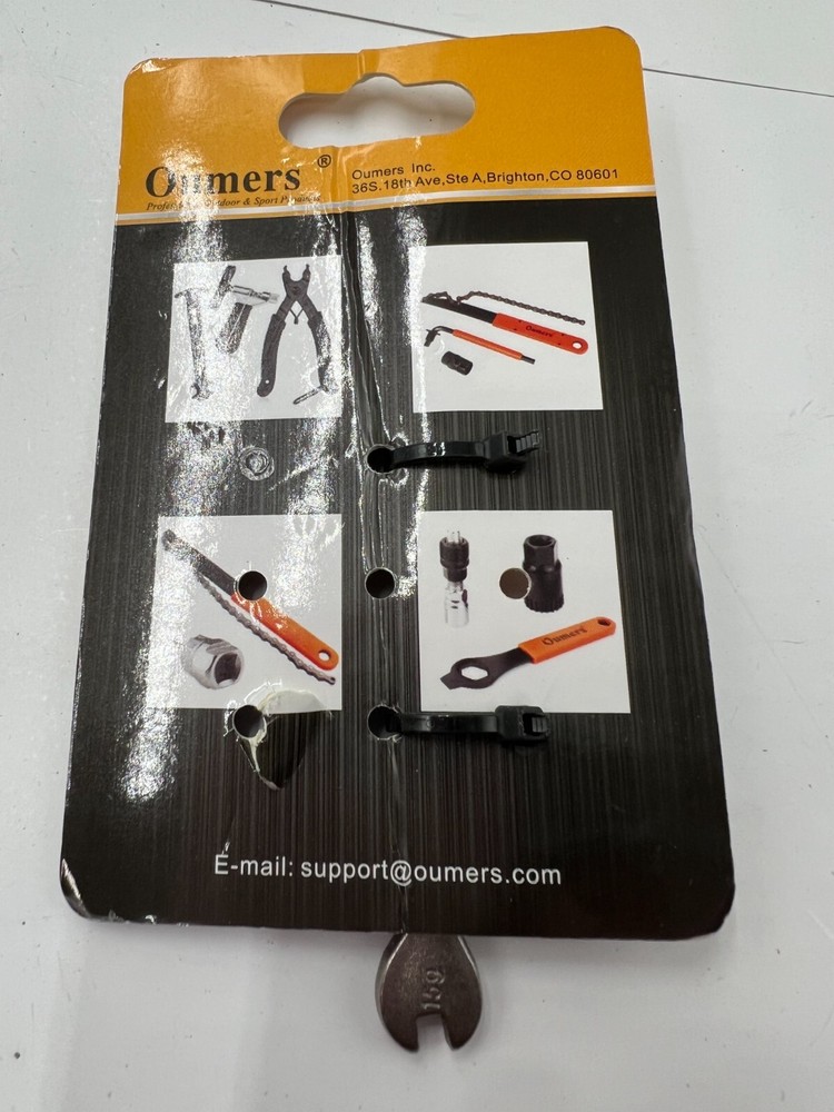Genuine Oumers 159 Bicycle Spoke Wrench Black Silver