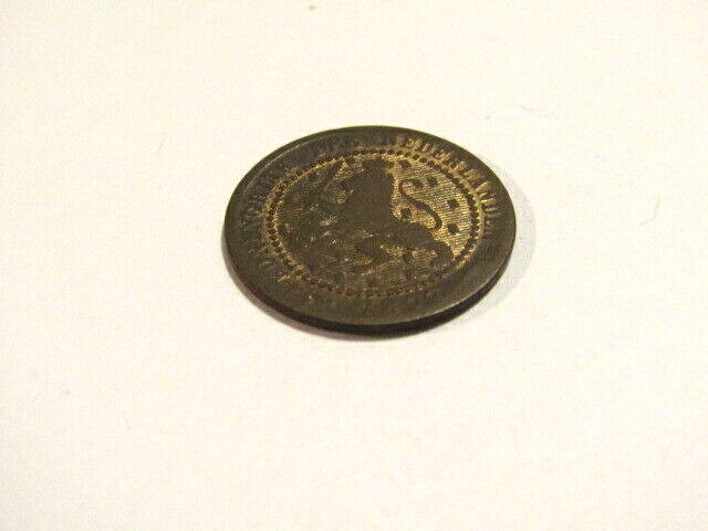 Netherlands 1877 1 Cent Old Coin