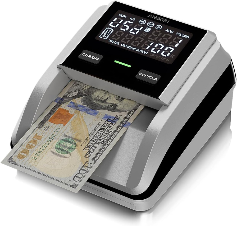 AL-139 Bill Detector with 2.8" Screen, Total Value & Multi-Currency Support