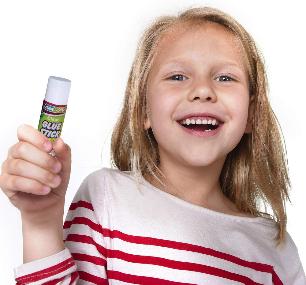 Large Glue Sticks, 30-Pack, White, .70-Ounce