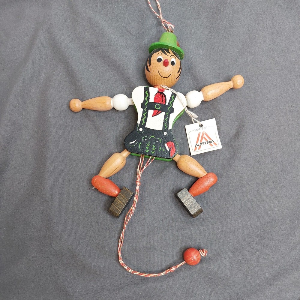 VINTAGE M. Gschnitzer Pull String Puppet
