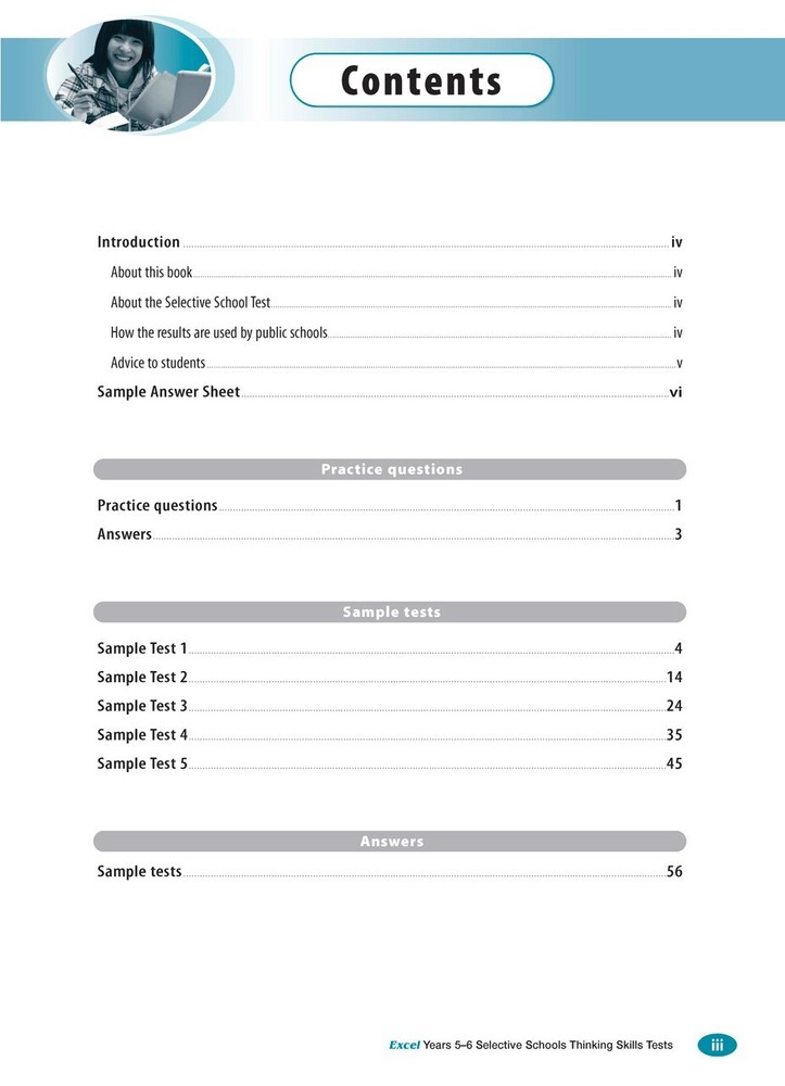 Excel Selective Schools & Scholarship Tests Selective Exam 5 Books Pack Y 5- 6