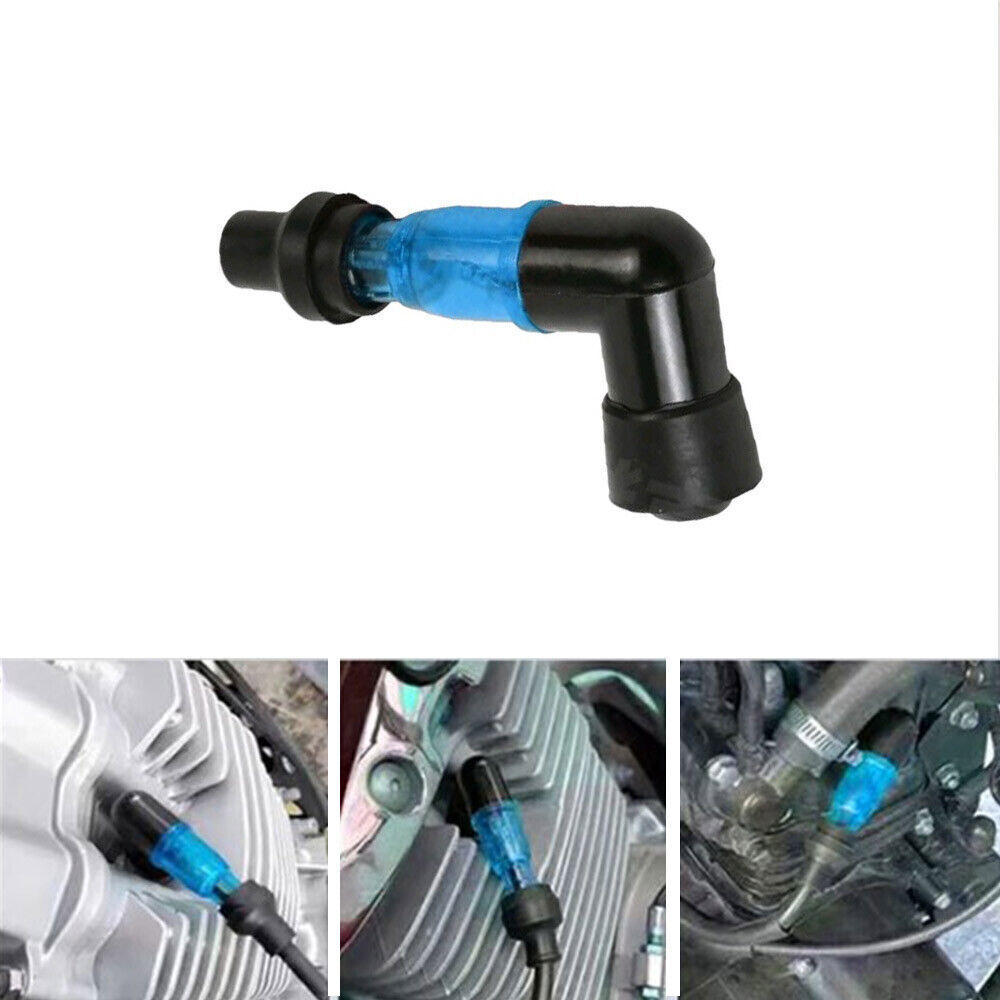 Universal Motorcycle Flash Spark Plug Cap Ignition High Pressure Cap Accessories