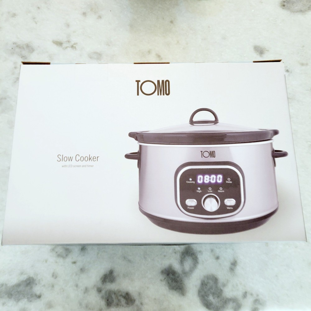 Tomo Digital LCD Programmable Slow Cooker w/ Removable Crock