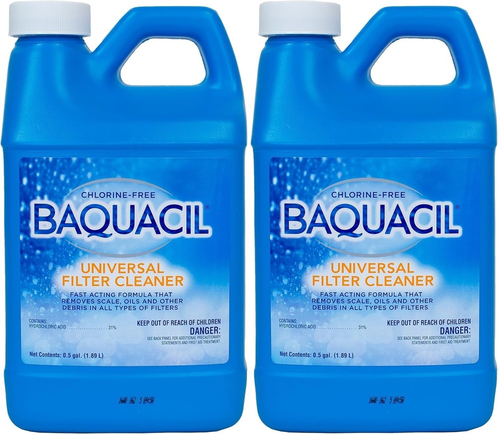 Baquacil Universal Filter Cleaner (Half Gallon) 2 Pack