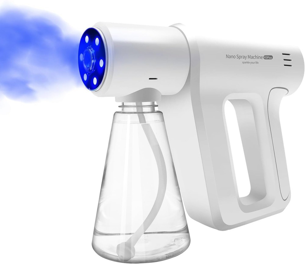Atomizer Rechargeable ULV Nano Sprayer Blue Light Electrostatic ULV Portable