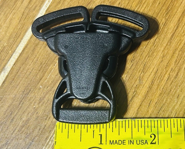 3Pcs Split Release 2.4”Buckle Webbing Or Paracord Connecting For DIY Creations