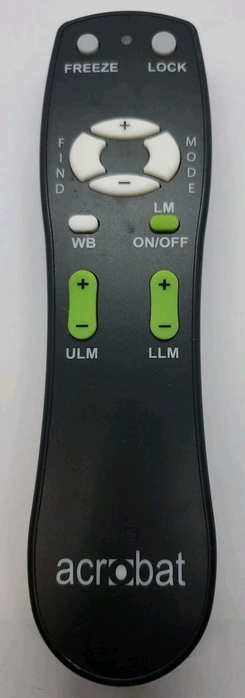 Original Acrobat Remote Control For Enhanced Vision Acrobat LCD
