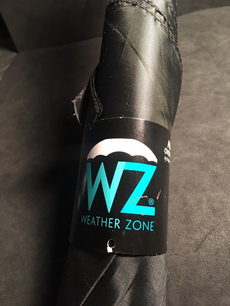 Weather Zone Umbrella, 38 inch, Automatic Open, Black 650