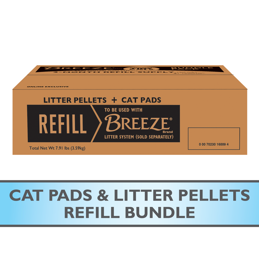 Purina Breeze Litter System Cat Refill Bundle, 7.91 Lb. Box