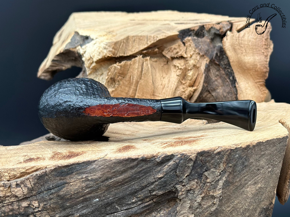 John Aylesbury 9162 Sandblasted Bent Egg Smoking Pipe