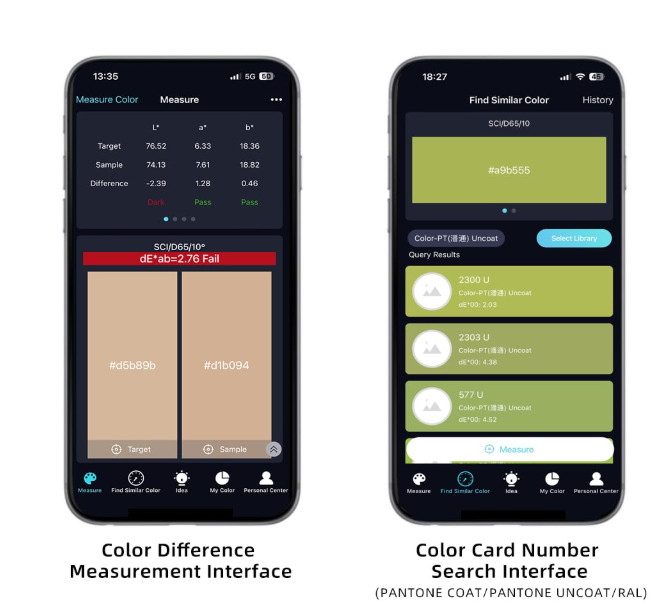 Digital Precise Colorimeter,Protable Color Difference Measuring Tool, Color S...