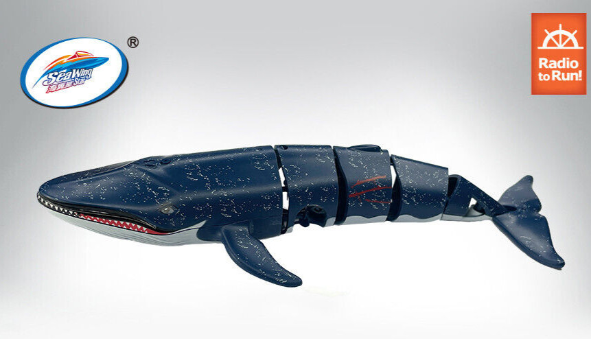 RC Micro WHALE Radio Control BLUE WHALE -BLUE -