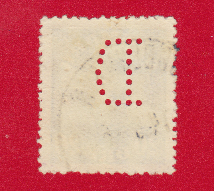 USED DENMARK #103 WITH D PERFIN