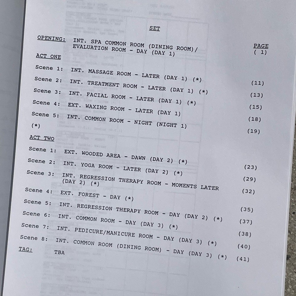 Roseanne Original 1996 Production Used Final Draft Script Goodman Barr Metcalf