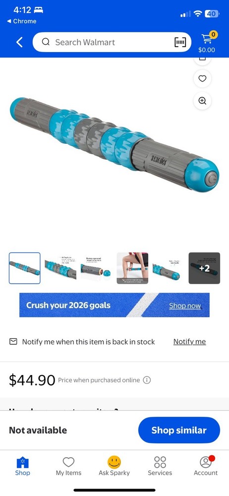 Homedics Vertex Vibration Stick Roller