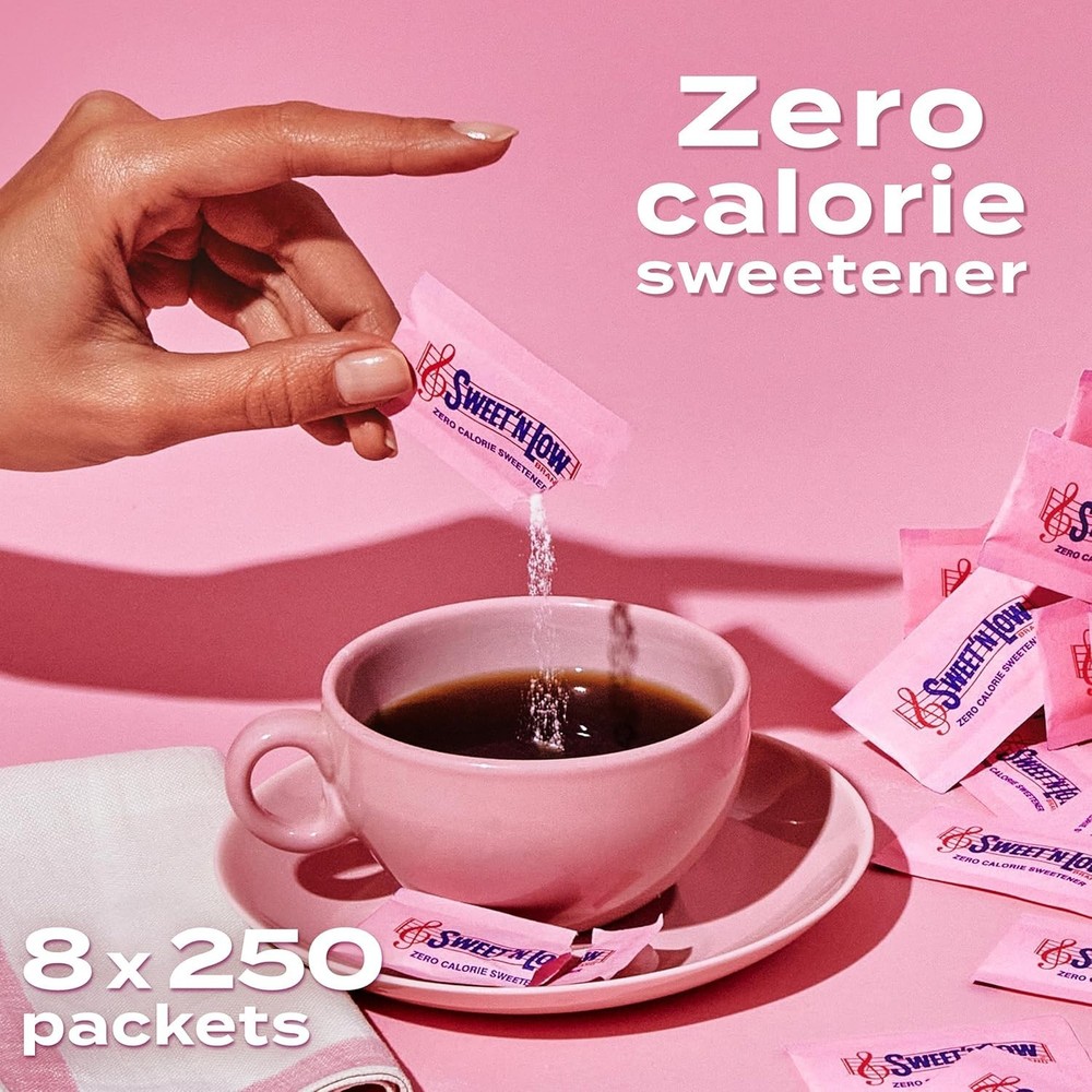 Zero Calorie Sweetener Packets, 8 Boxes, Individual Packets