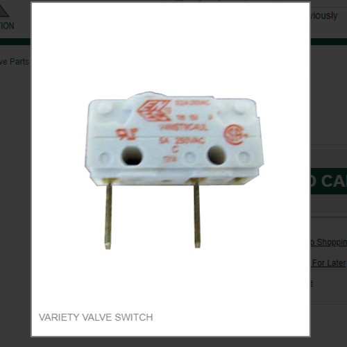VARIETY VALVE SWITCH # 030000073
