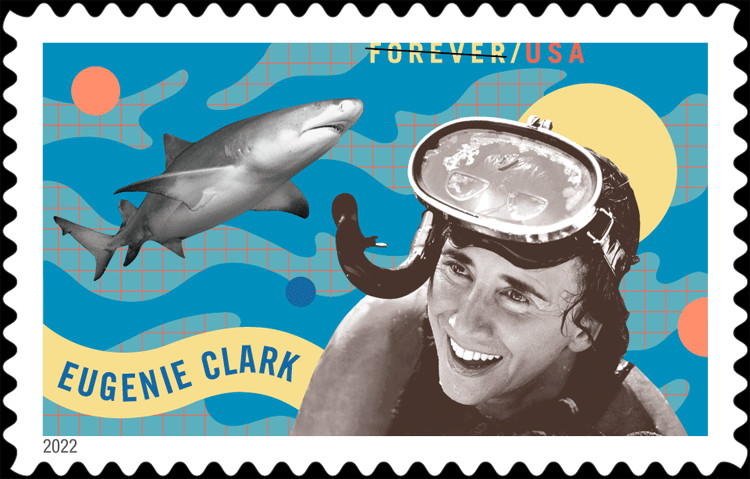 #5693 2022 Eugenie Clark  - MNH