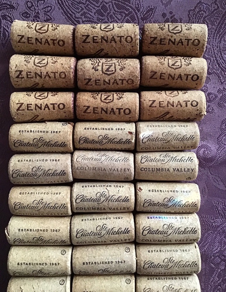 45 Used Wine Bottle Corks Four Assorted Brands