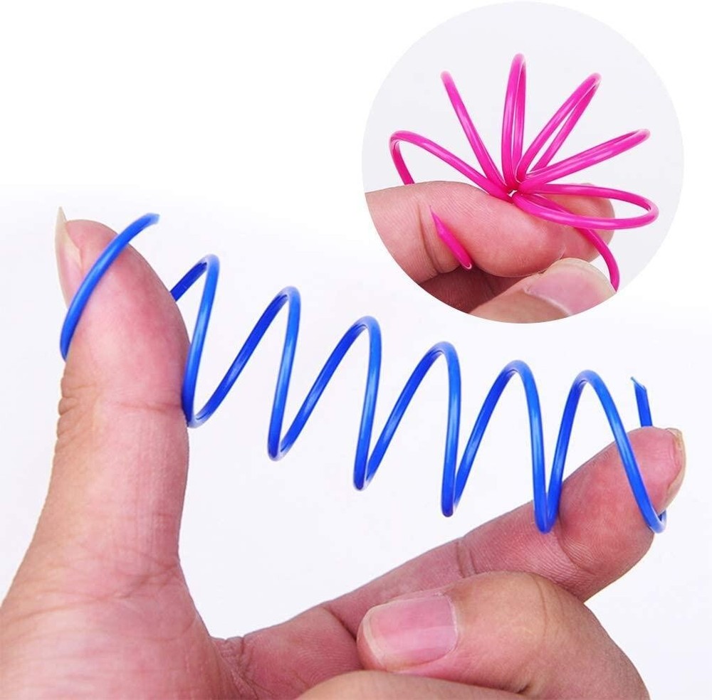 Cat Spiral Spring Toys, 12 Pc