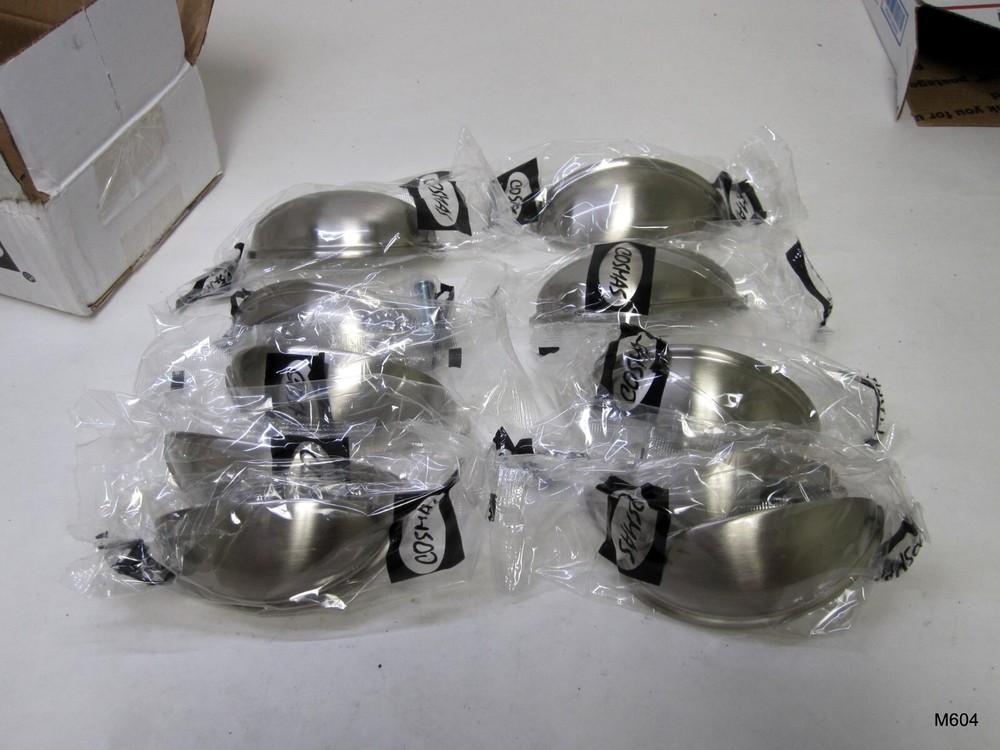 Cosmas Cabinet Hardware Satin Nickel Cup Pulls #783SN