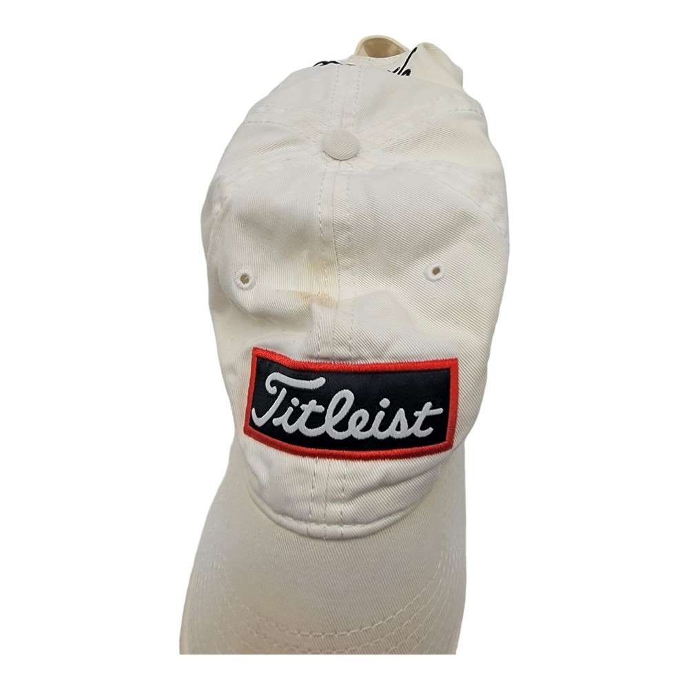 TITLEIST Hat Unisex White Adjustable Golf