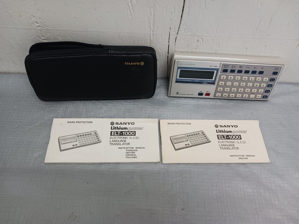 Sanyo Language Translator ELT 1000