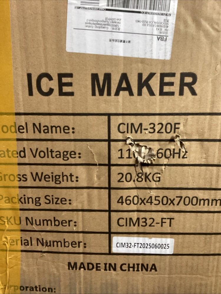 CIM-320F Commercial Ice Maker