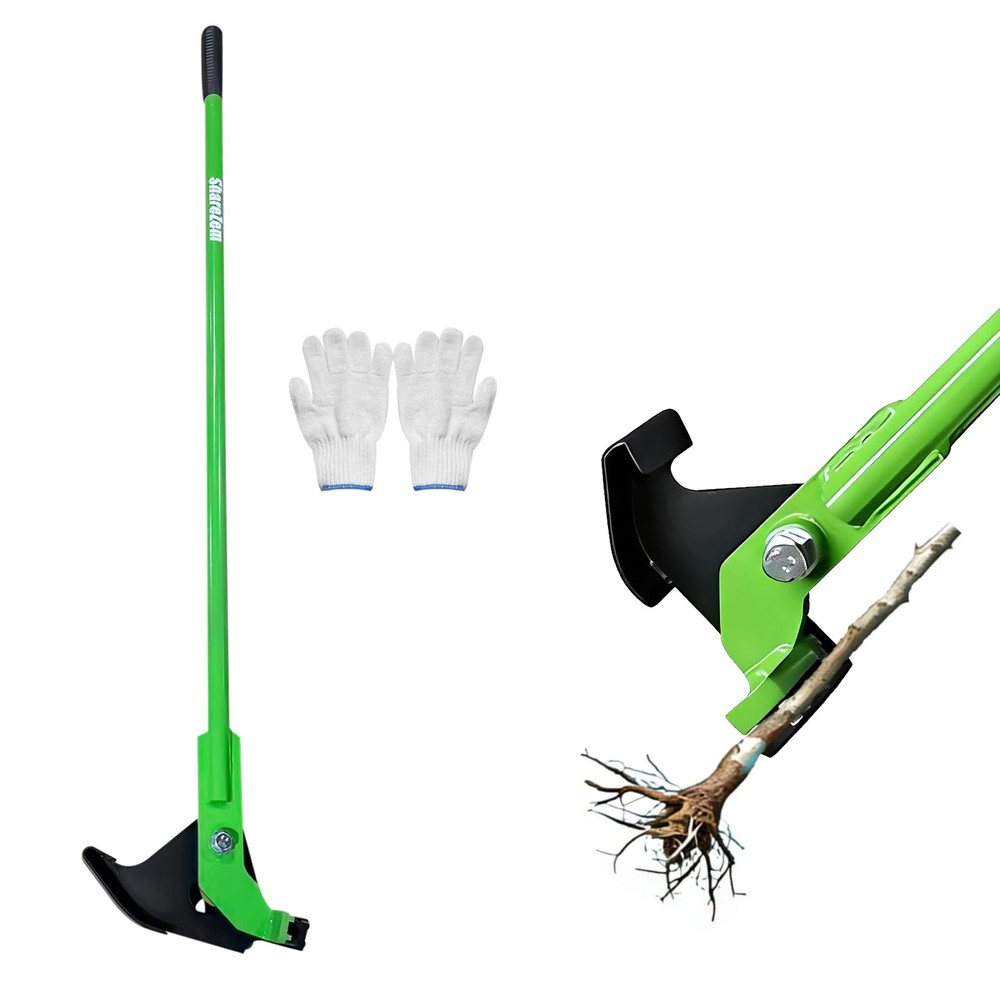Medium Sapling Puller, Heavy-Duty High-Leverage Tree Puller Tool Fully Uproot...