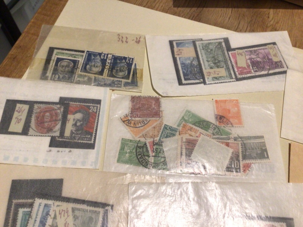 German & DDR mixed stamps in packets A9431