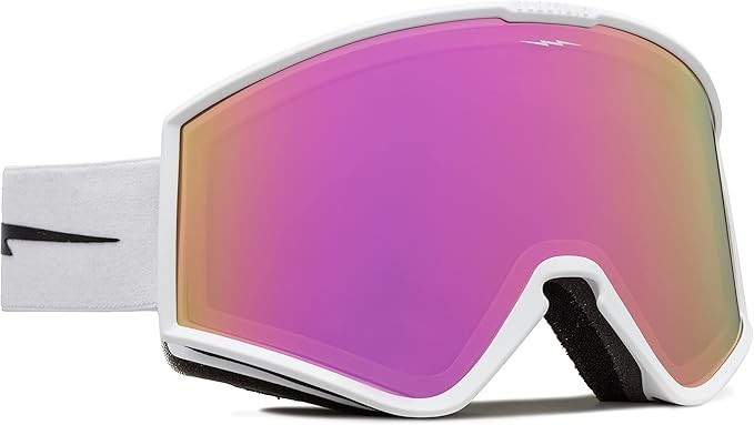 ELECTRIC KLEVELAND MATTE WHITE SNOWBOARD GOGGLES