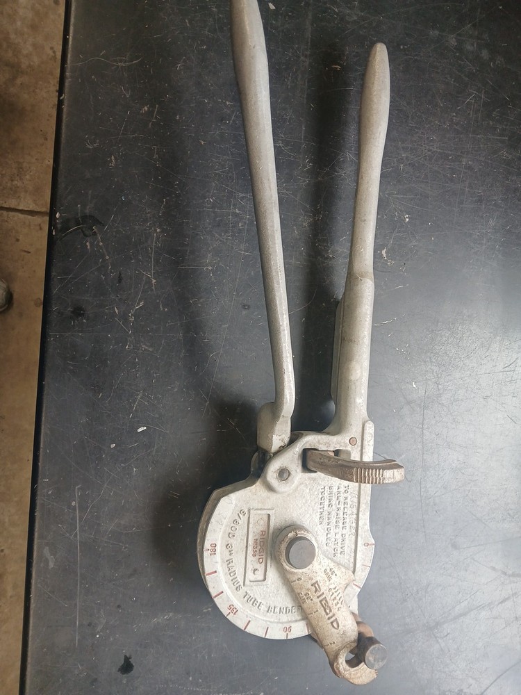 RIDGID NO. 358 TUBE BENDER 5/8-3" RADIUS NO ISSUES FOUND
