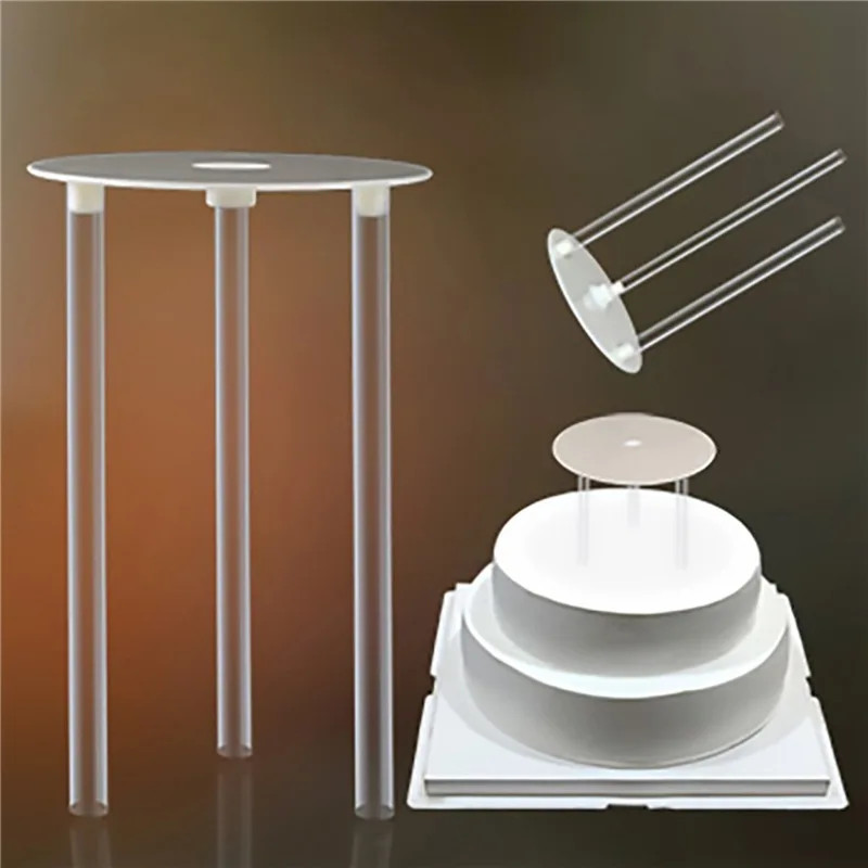 Cake Support Frame Practical Round Dessert Spacer Piling Bracket Stands Mold Diy