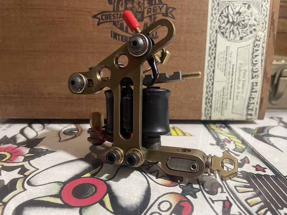 Handmade Brass Tattoo Machine