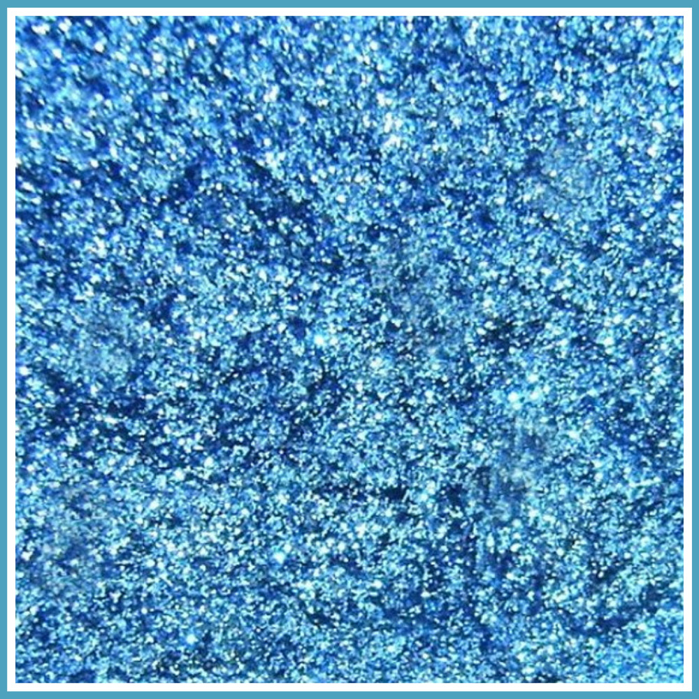 Metallic, Sky Blue, Chunky Glitter, Solvent Resistant .025" Cut