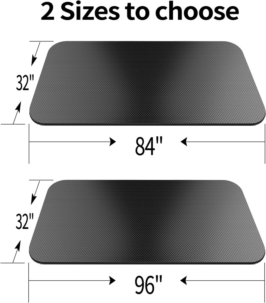 Large Exercise Mat,Exercise Equipment Mat,Treadmill Mat, Exercise Bike Mat, Work