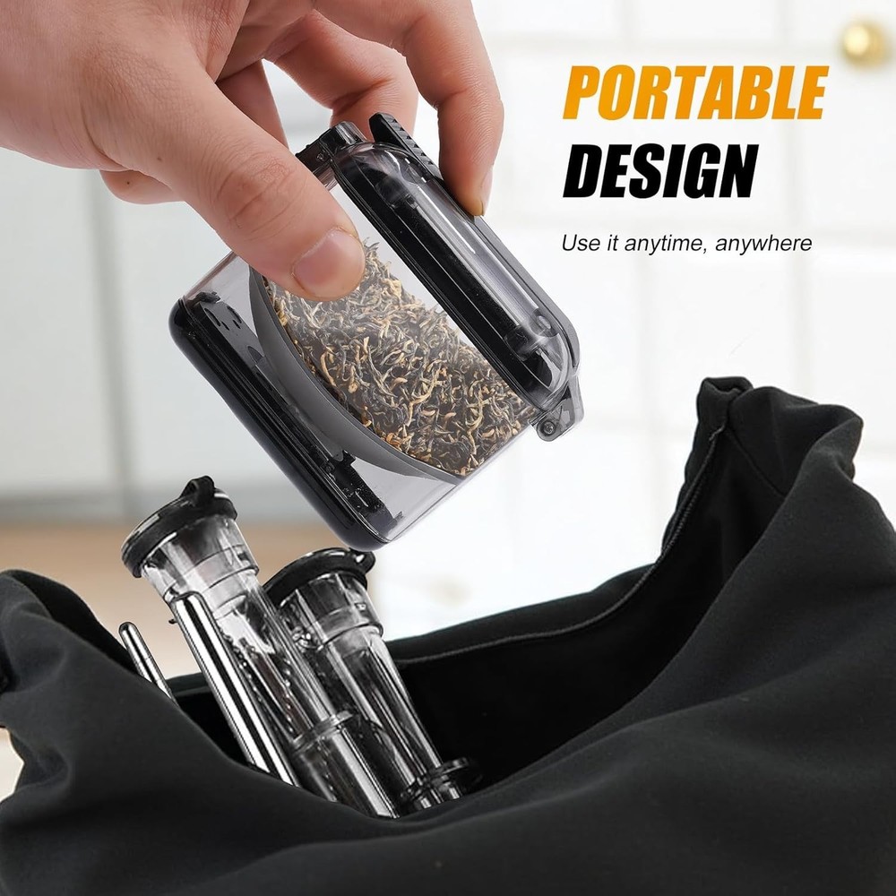 Portable Tobacco Blunt Roller & Cone Loader - Manual Joint Roller with Rolling P