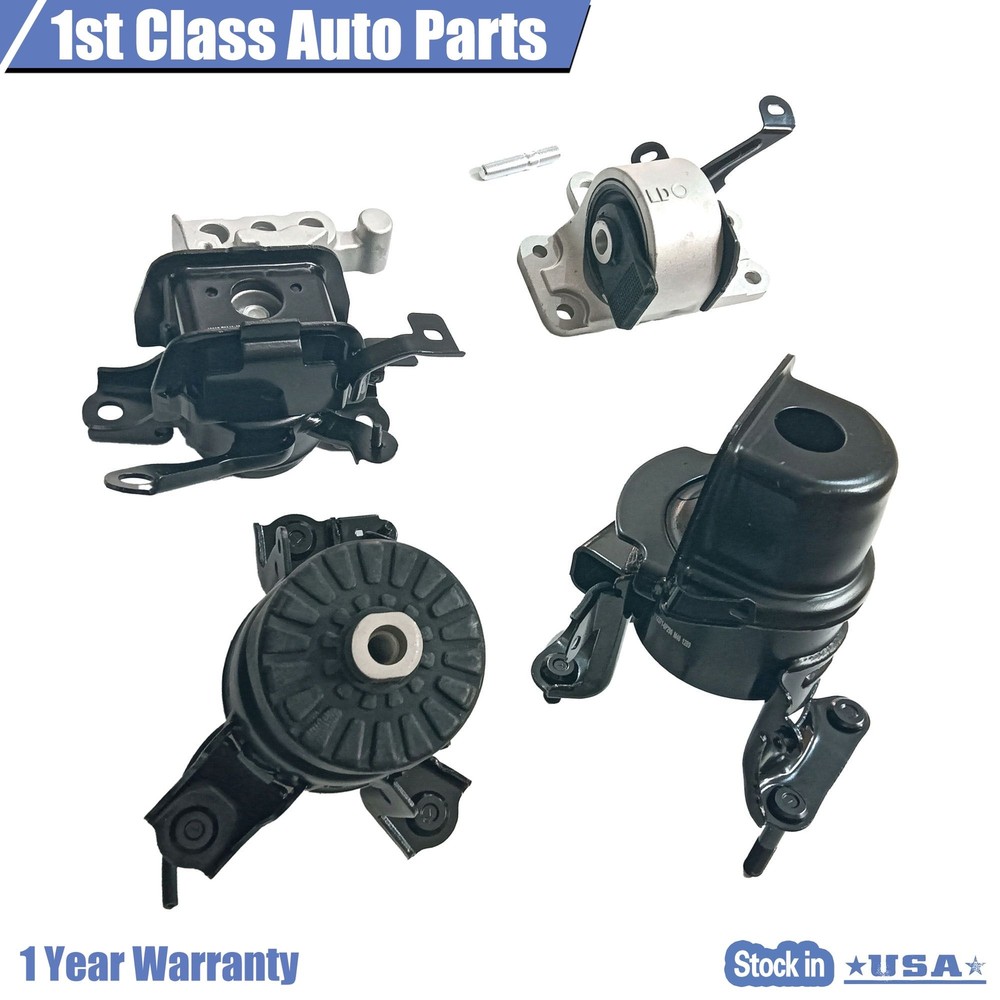 4Pcs Engine Mounts & Automatic Trans Mount for 2018-22 Toyota Camry 2.5L